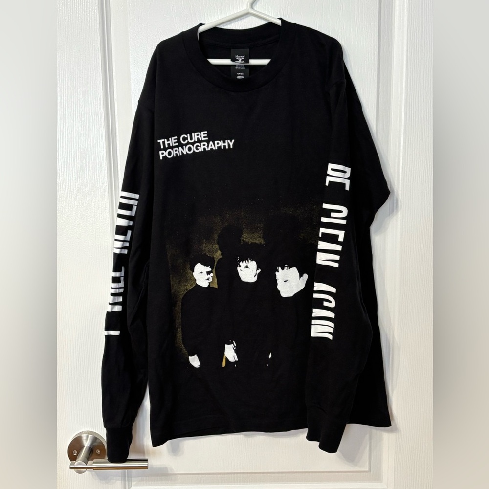 NWOT The Cure “Pornography” Long Sleeve Tee Unisex Small